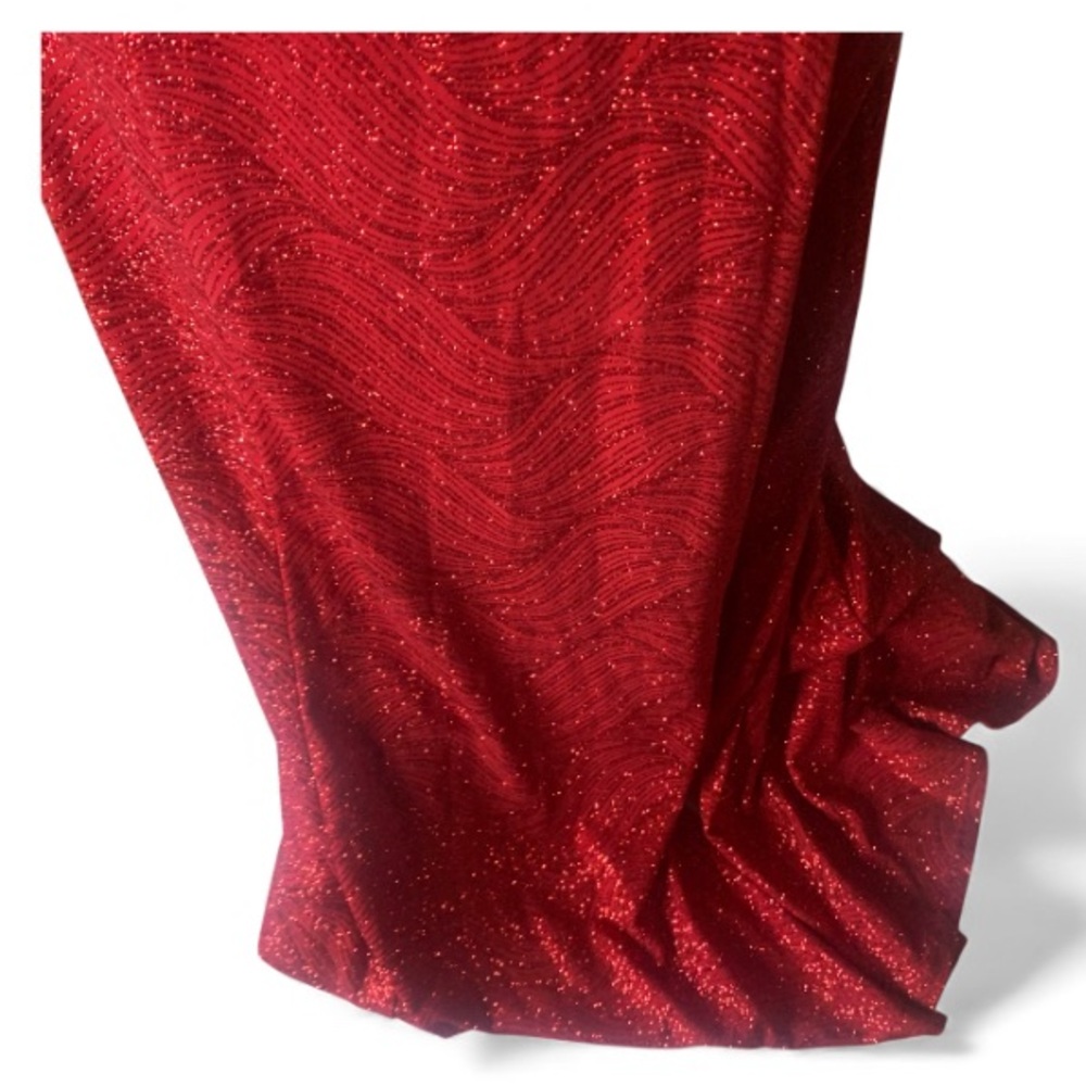 Windsor gown. Size Small 5 Stunning red glitter gown full-length evening dress - Picture 9 of 9